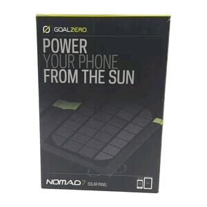 Goal Zero Nomad 7 Solar Panel‎ Ultra-Light 7 Watts Foldable 11800 New Open Box